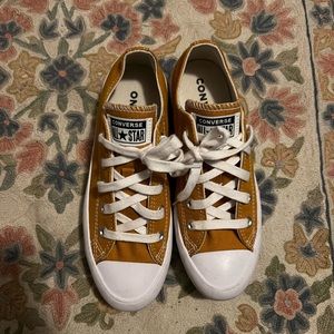 Mustard Yellow Platform Converse